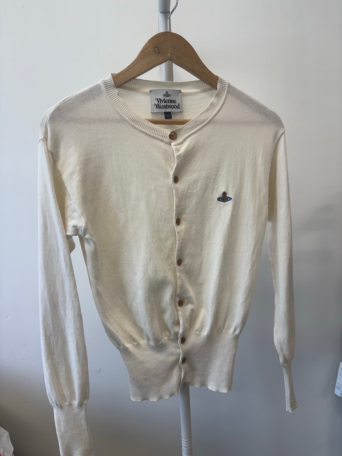 90‘s 비비안웨스트우드 크림 가디건 상품이미지1