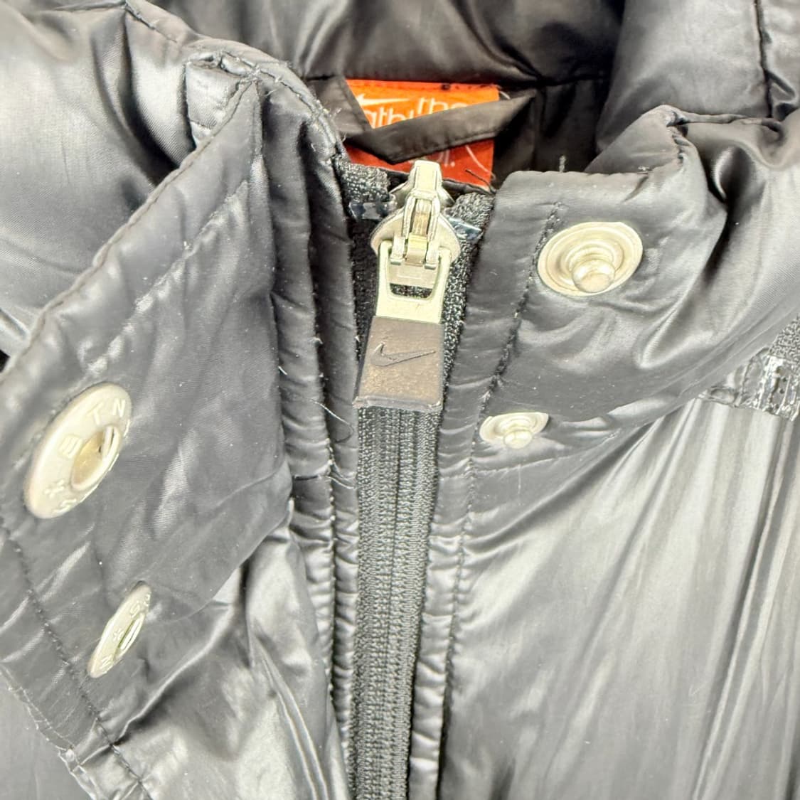(90) 나이키 우먼스 올드스쿨 덕다운 퀄팅 패딩 자켓 블랙 상품이미지8