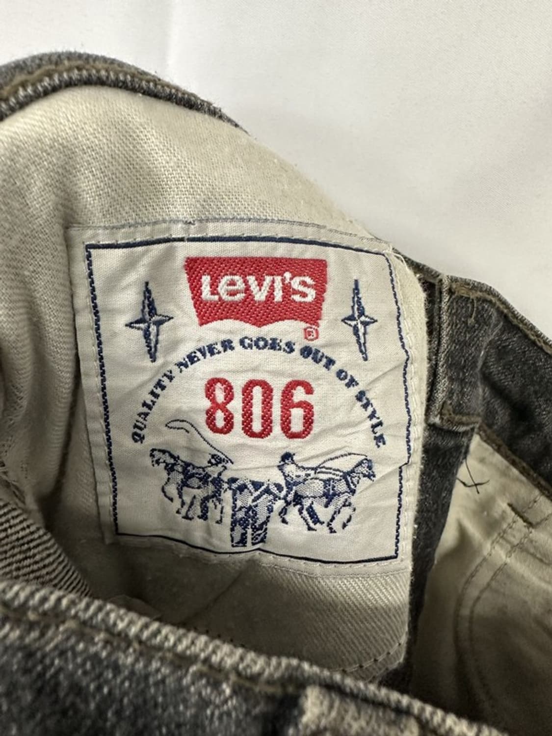 [W31L32] LEVI'S 리바이스806 USA 80s 오렌지탭 빈티지 상품이미지5
