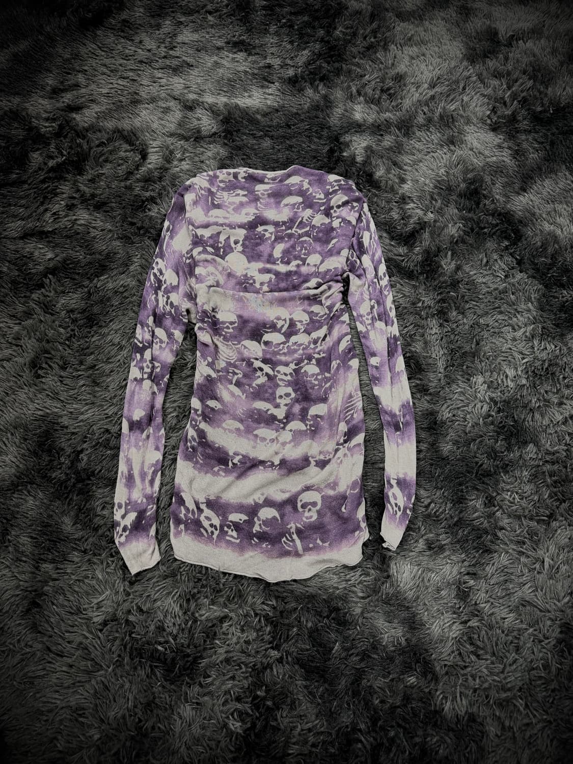 Hysteric Glamour 스컬 패턴 언발란스 니트 상품이미지2