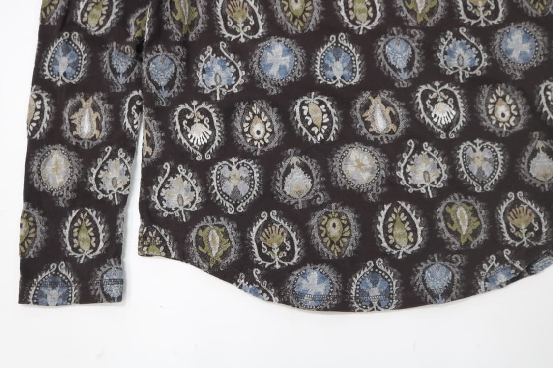 지아니 로 주디체 빈티지 에스닉 오너먼트 울 블렌드 티셔츠 상품이미지4