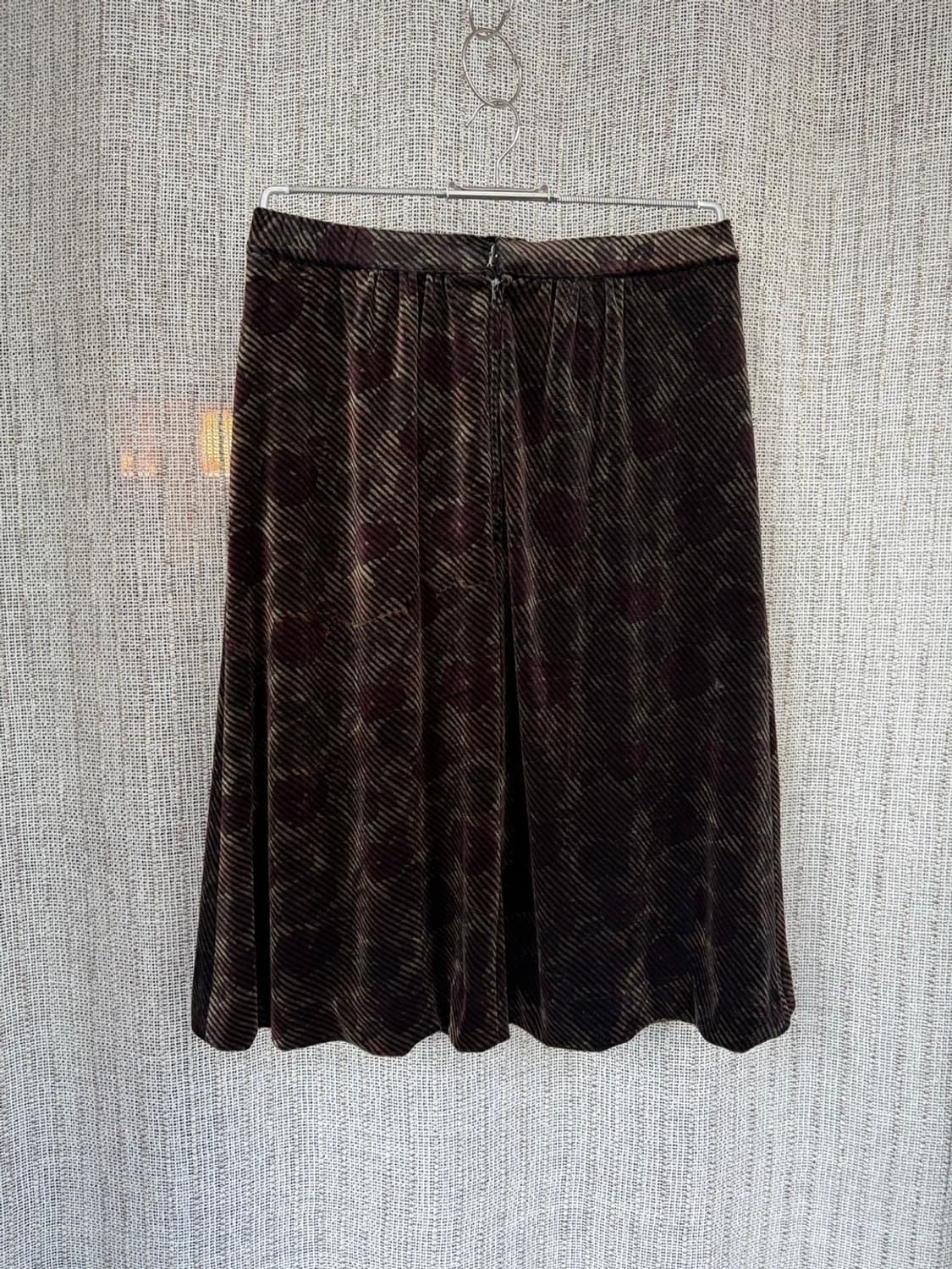 velour patterned skirt 상품이미지10