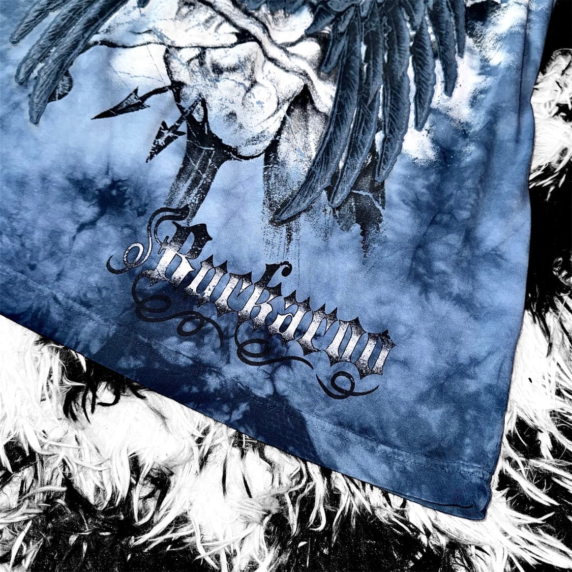 BUCKAROO 워싱 프린팅 반팔 티셔츠 상품이미지3