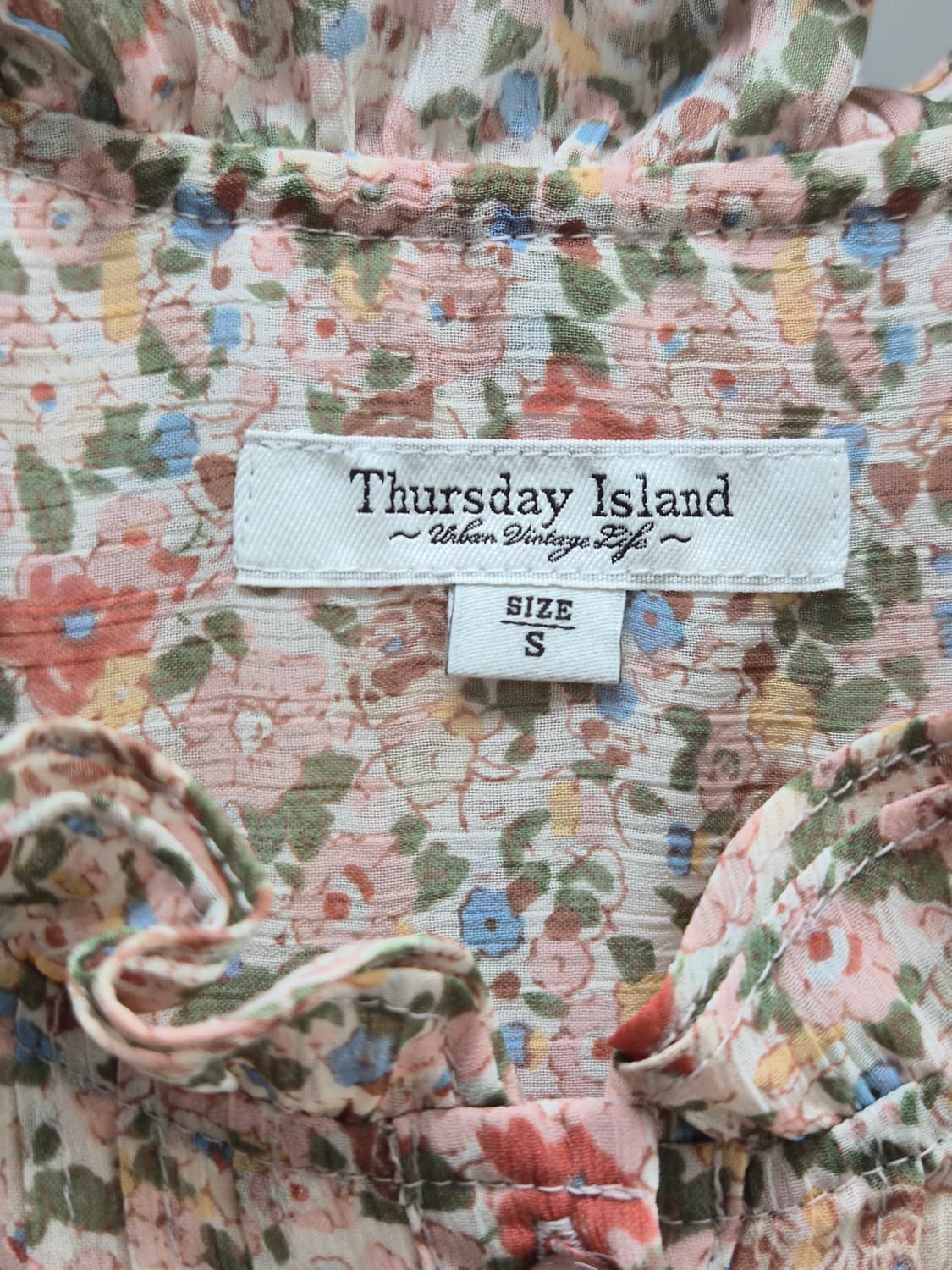 써스데이 아이랜드 데이지 프릴 원피스 상품이미지3