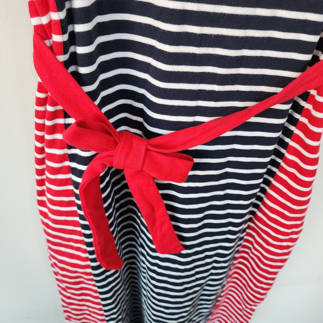 타미힐피거 스트라이프 린넨 원피스 레드벨트 상품이미지3