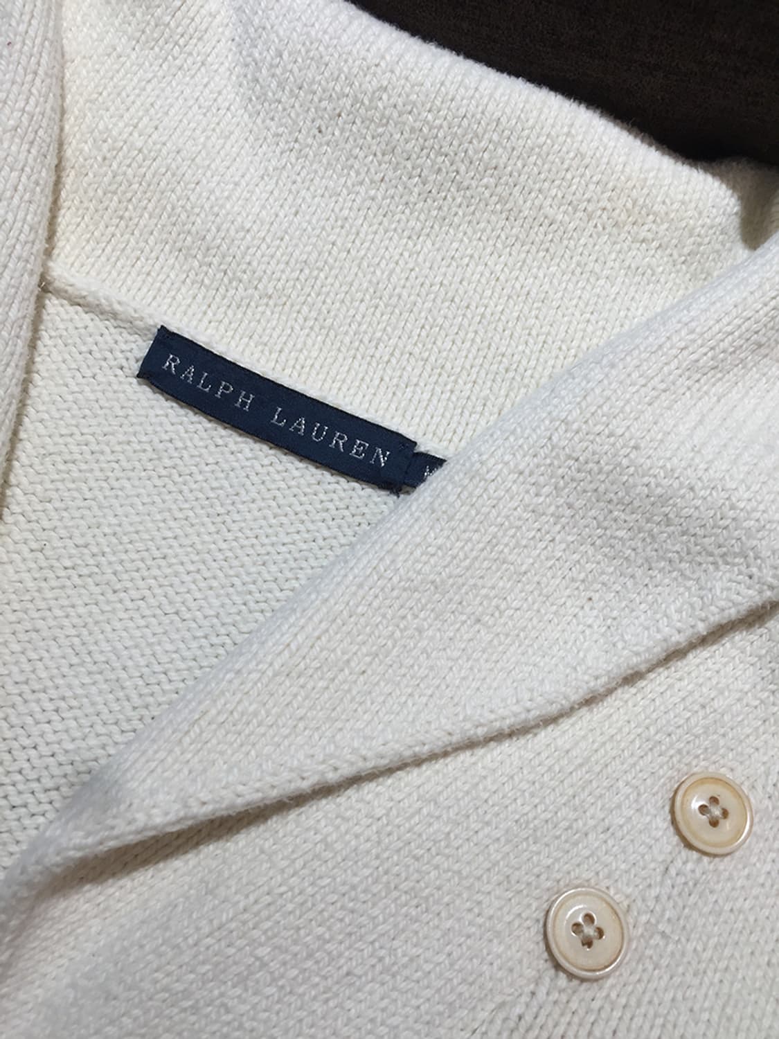 (WOMAN) 폴로랄프로렌 숄카라 니트가디건 M 상품이미지6