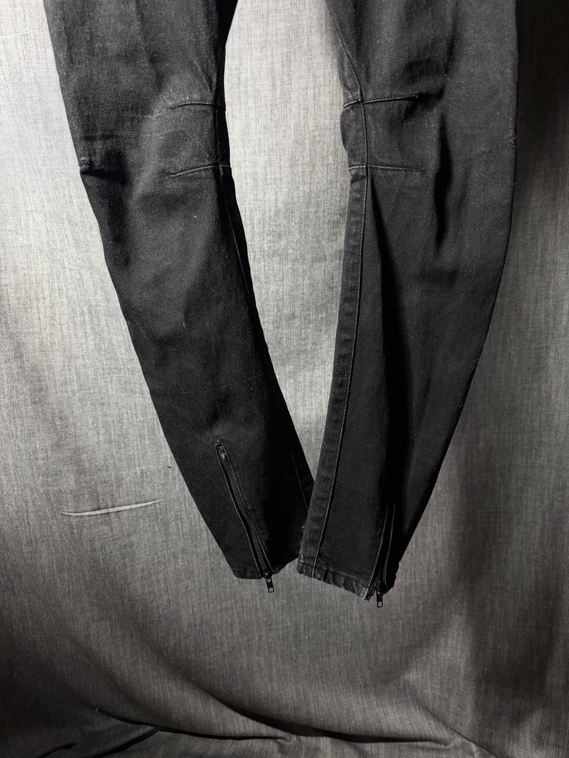 Army of me 비대칭 왁스데님진 상품이미지6