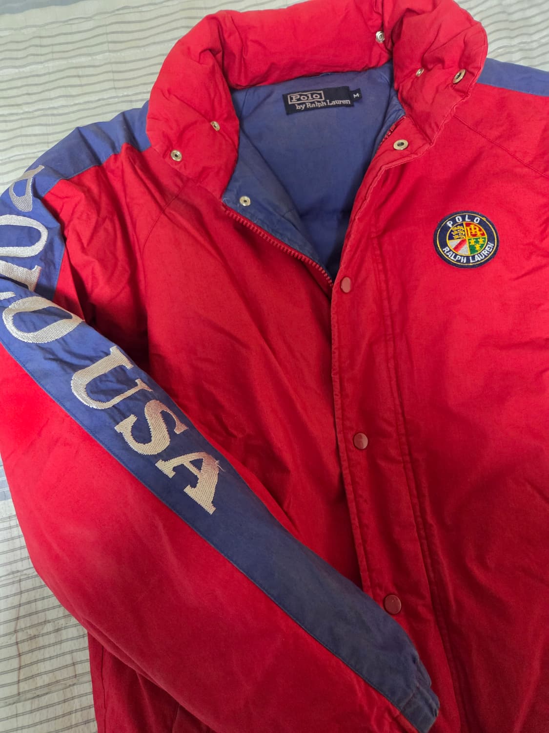 90s 폴로랄프로렌 다운힐 스키어 스펠아웃 패딩 상품이미지1