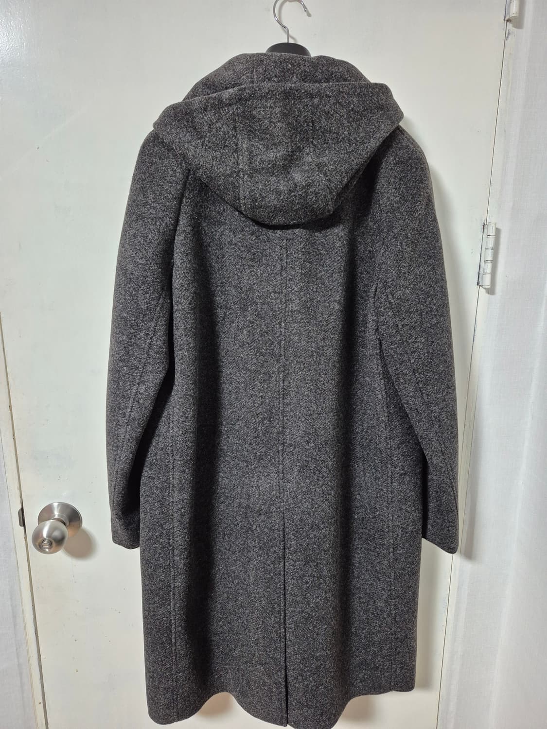 series 시리즈 울저지 후드패널 코트 상품이미지4