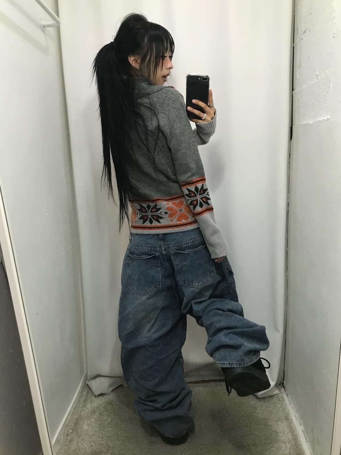 Hysteric Glamour Logo Knit Zip-Up 상품이미지3