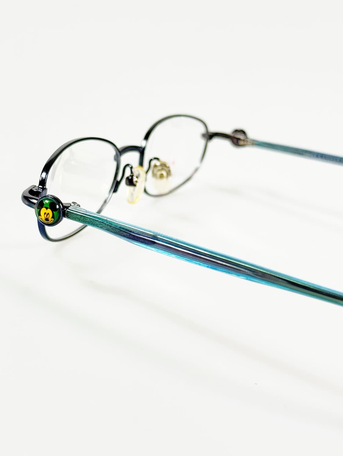 90s DISNEY 미키 슬림 오벌 메탈 프레임 빈티지 안경 상품이미지4