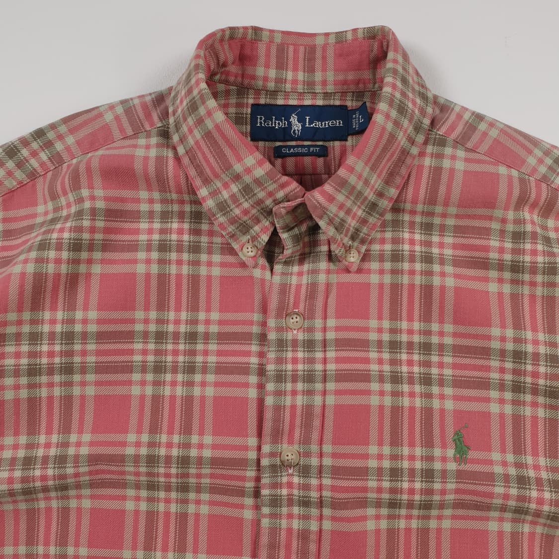 랄프로렌 체크 셔츠 상품이미지5