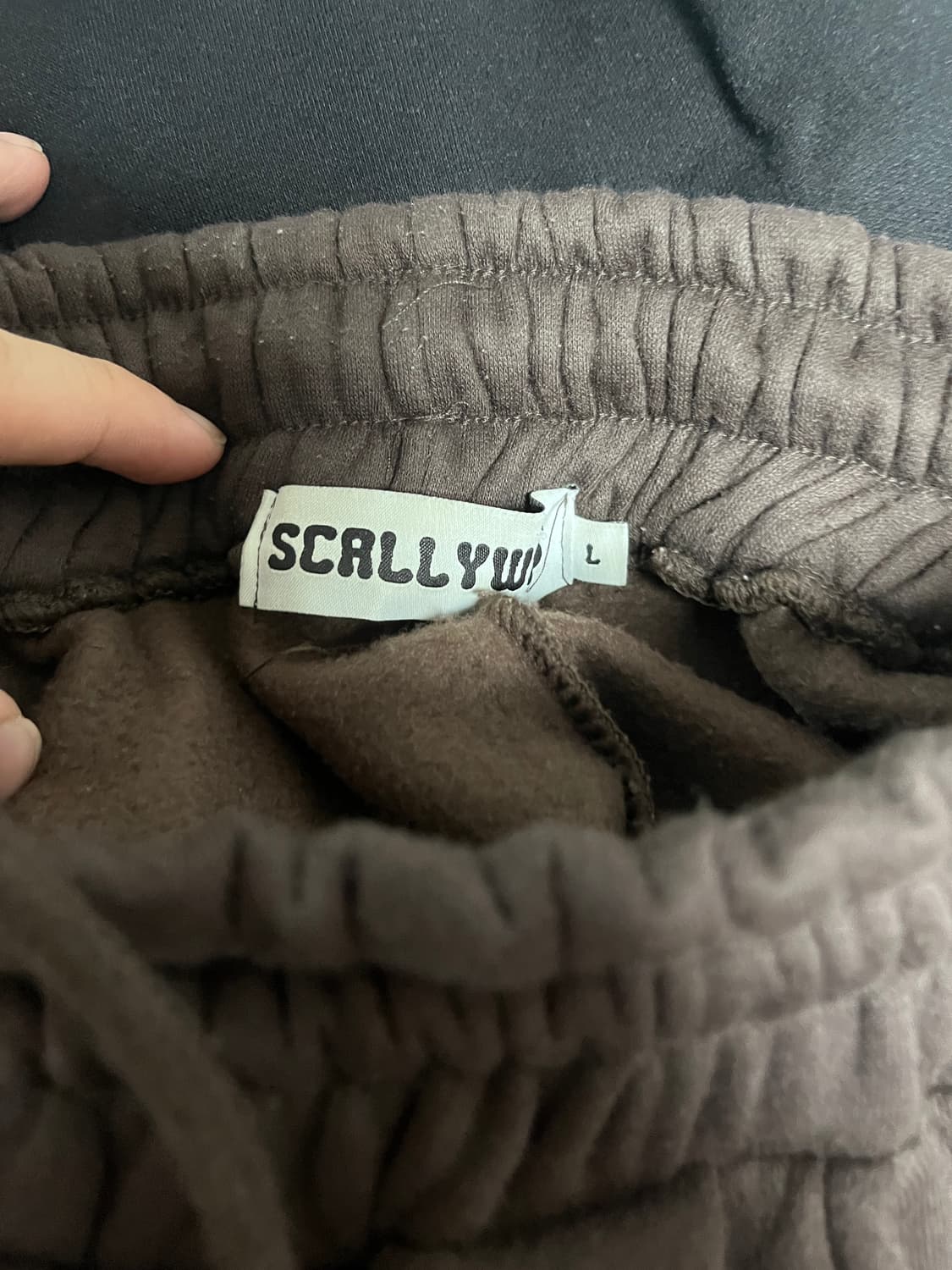 스컬리웩 스웻 팬츠 브라운 상품이미지5