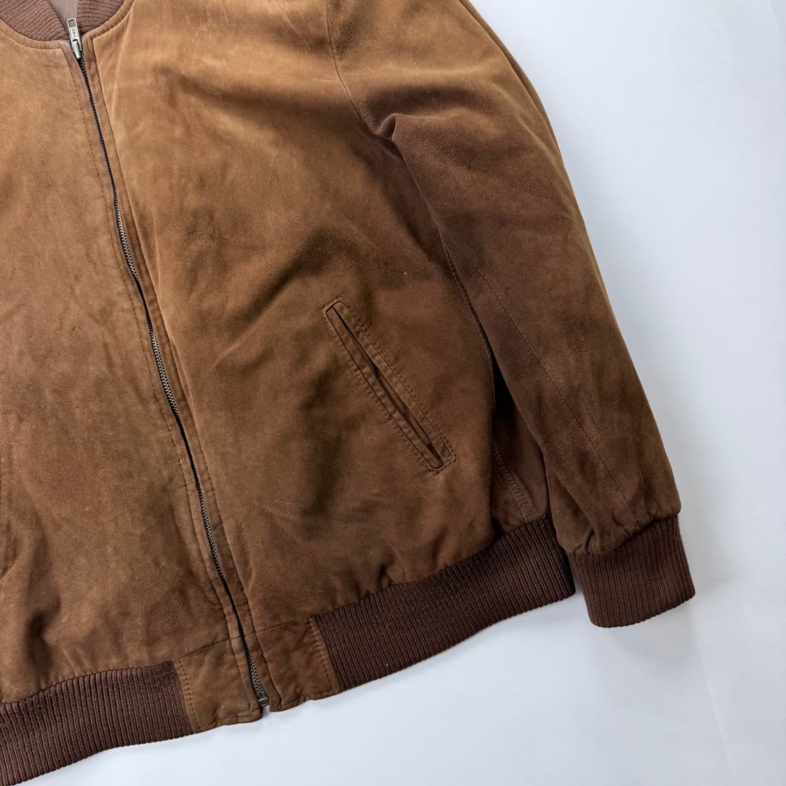 산양가죽 스웨이드 블루종 상품이미지4