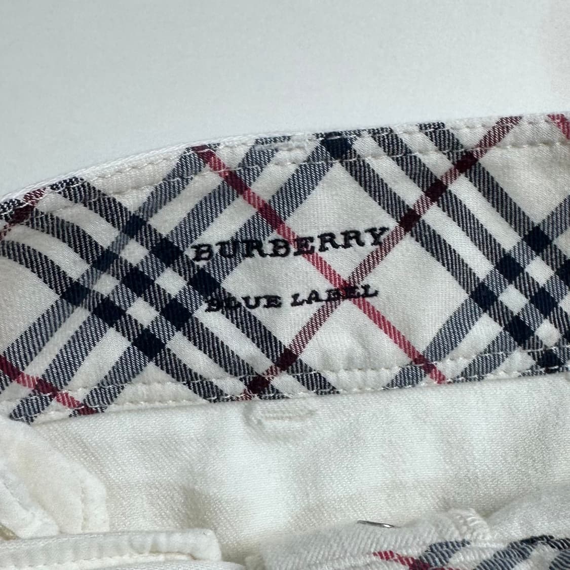  버버리 화이트 데님 스커트 상품이미지7