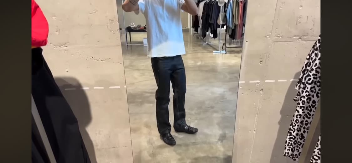 찬스클로딩 더긱스 레더 바이커팬츠 상품이미지2