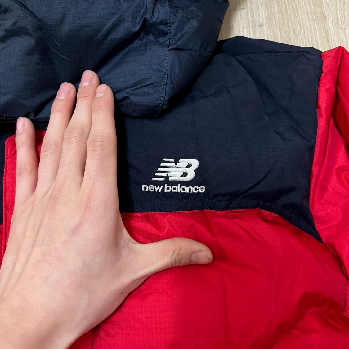 뉴발란스 남성 덕다운 후드 패딩 M/95  상품이미지5