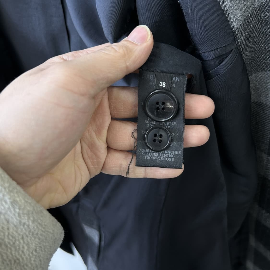 15990 - 이자벨마랑 체크 블레이저 자켓 상품이미지5