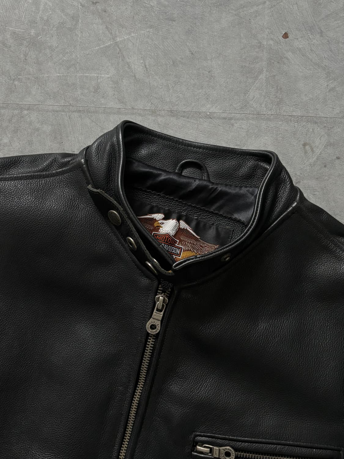 Harley Davidson 할리데이비슨 싱글 카페레이서 레더 자켓  상품이미지6