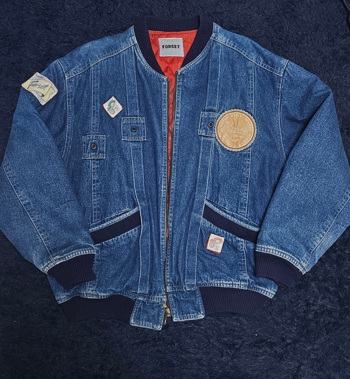 forset 빈티지 바시티 자켓 상품이미지2