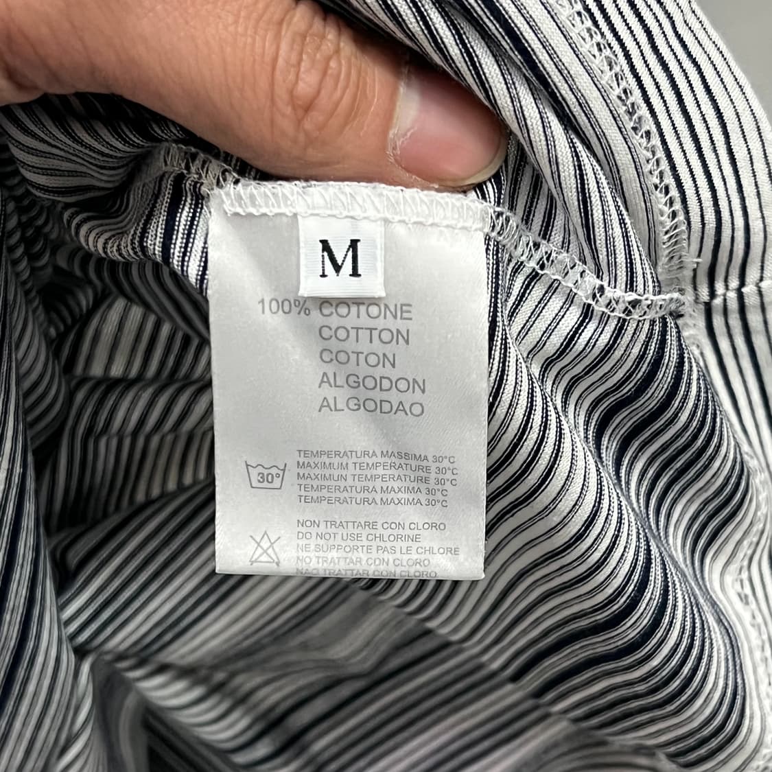  베르사체 스트라이프 하프 니트 +명품감정서 y16229 상품이미지7