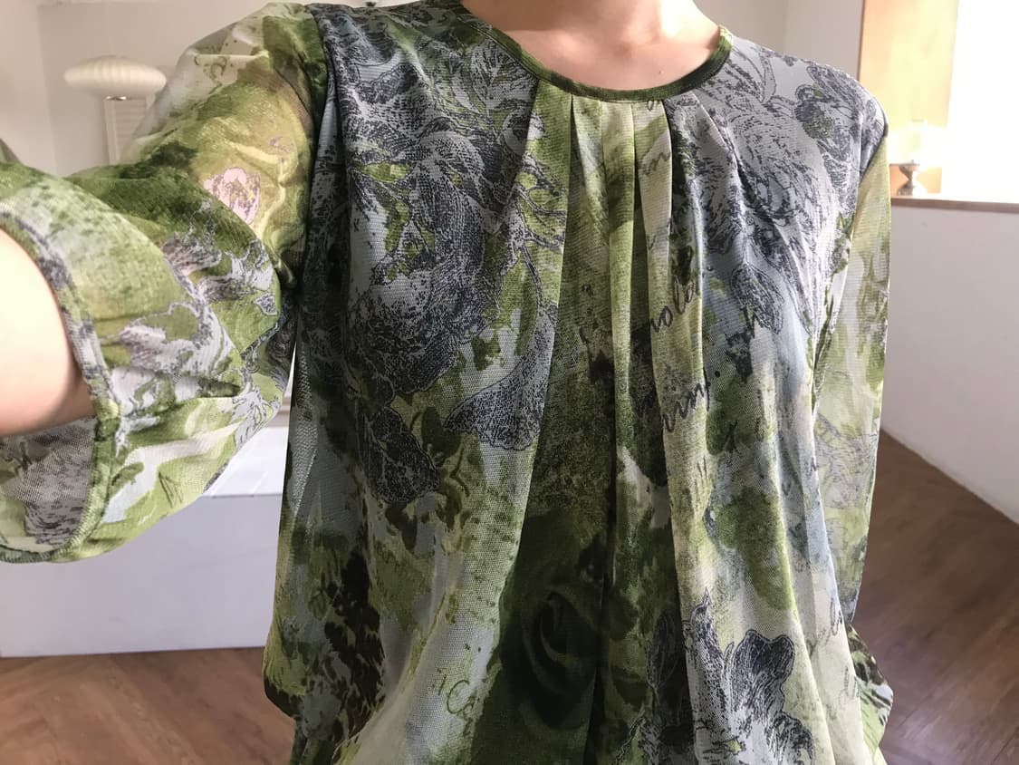 vintage pattern mash top 상품이미지5