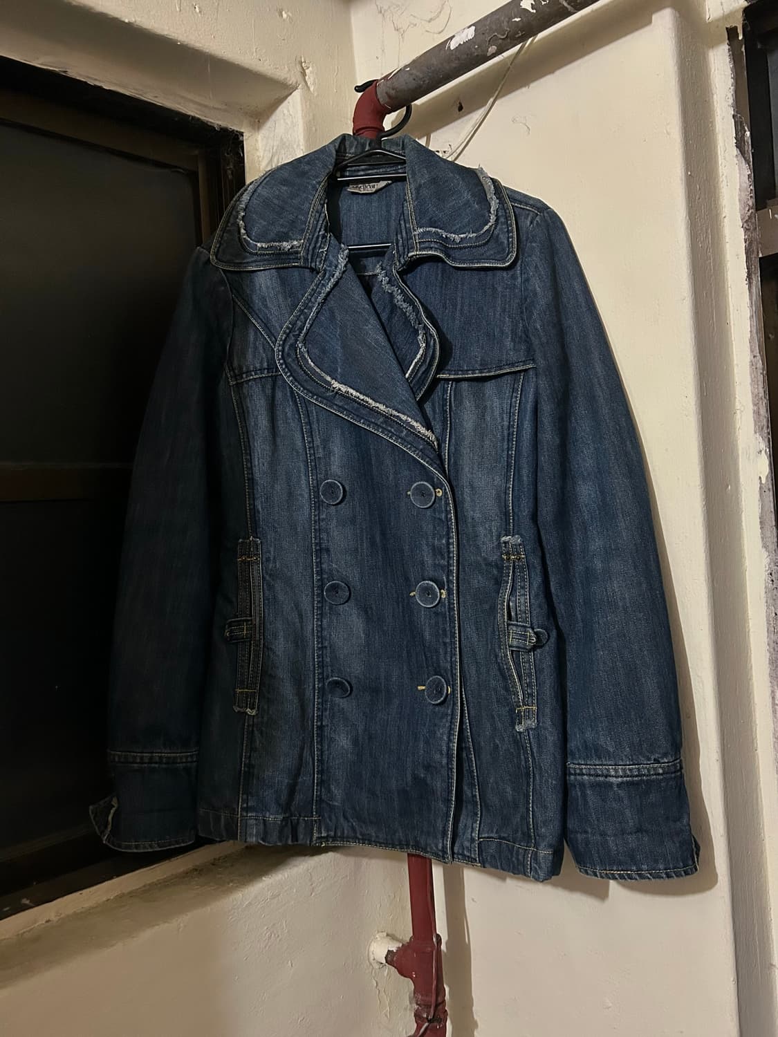 *rare* 2000s 데님 나폴레옹 버튼자켓 상품이미지4
