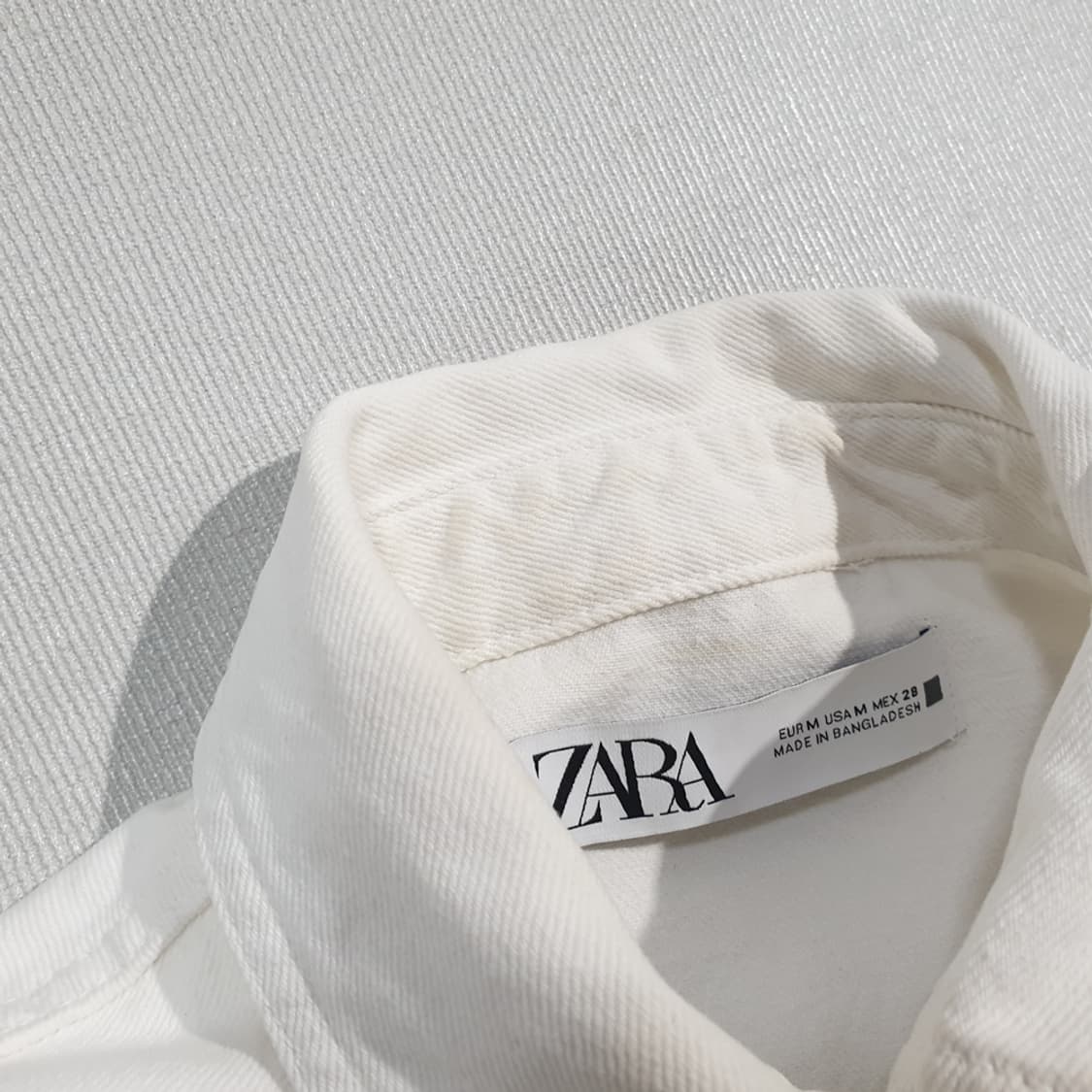 자라 우먼 데님 화이드 자켓 M 상품이미지6