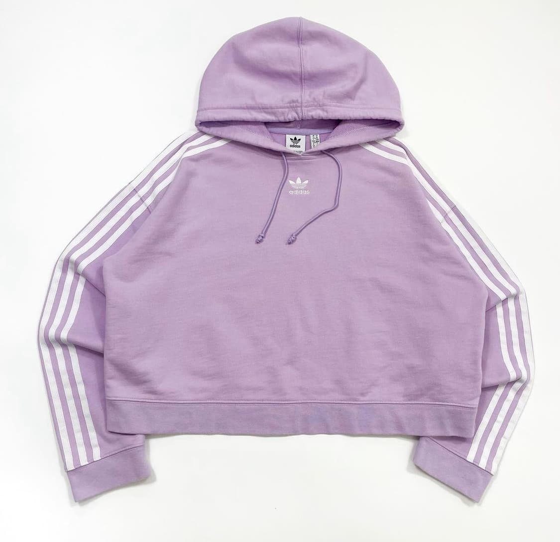 아디다스 크롭 후드티 상품이미지5