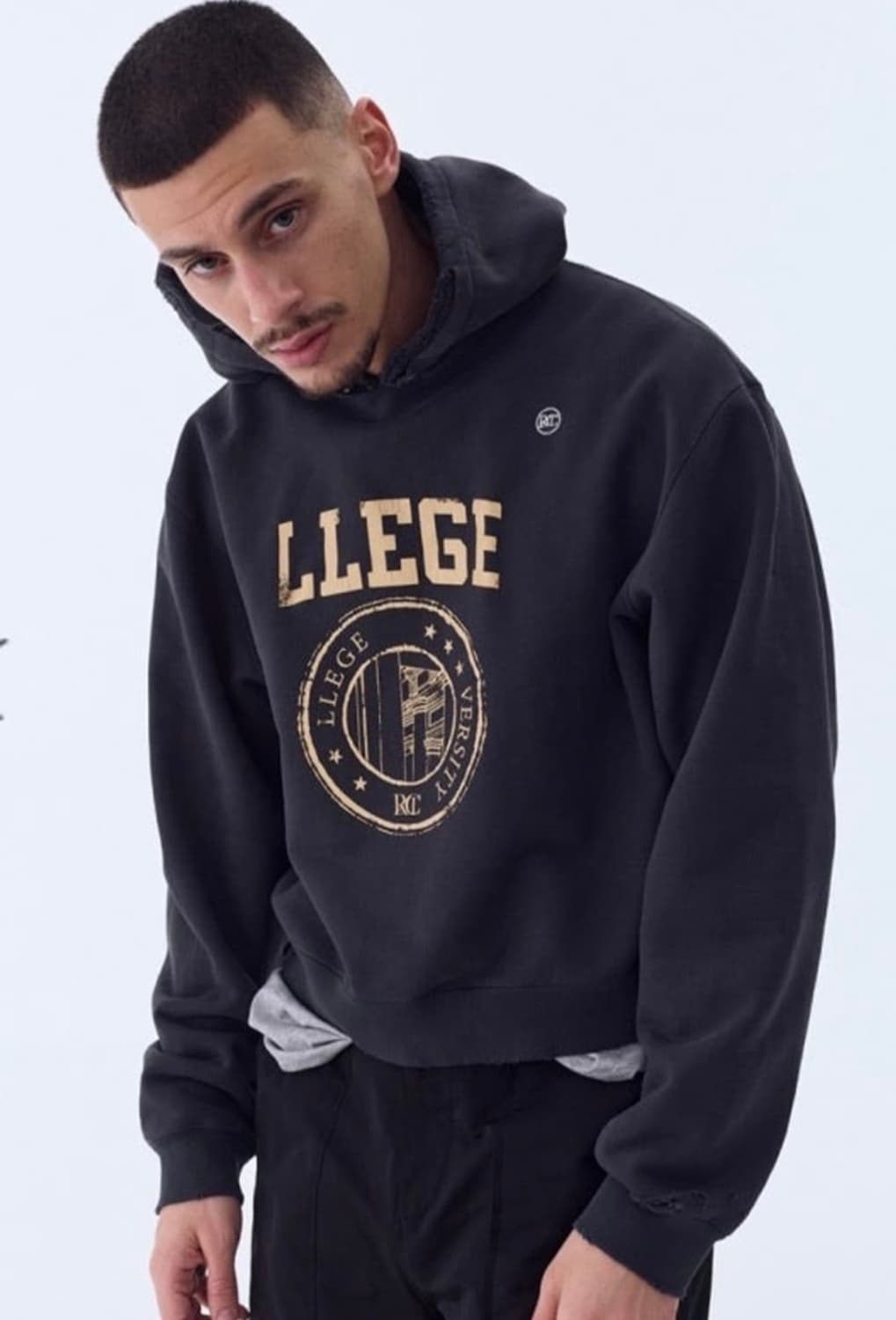 RECTO 디스트레스드 후드 스웻 상품이미지2