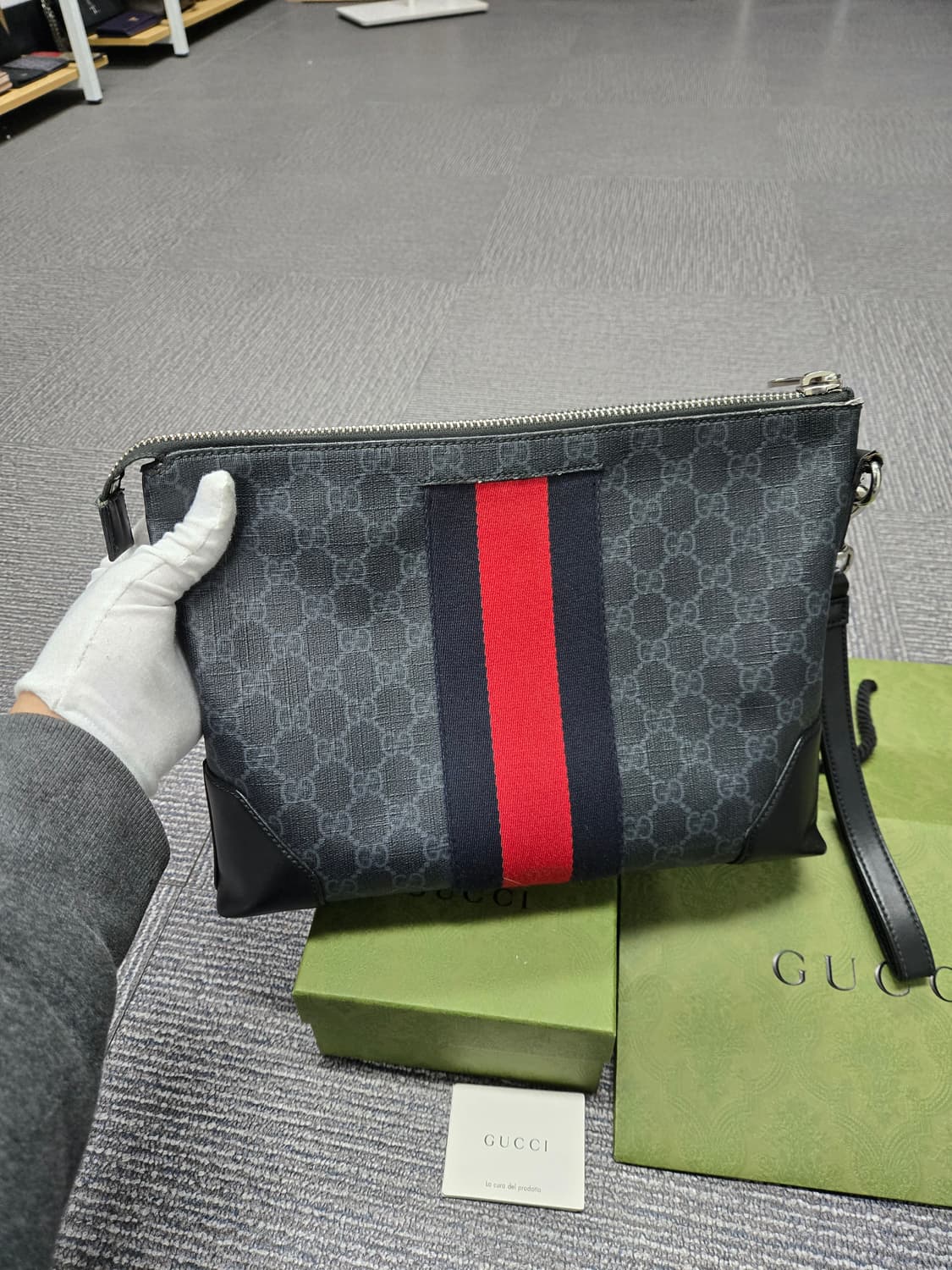 [특가][정품] 구찌 웹삼선 클러치백 상품이미지3