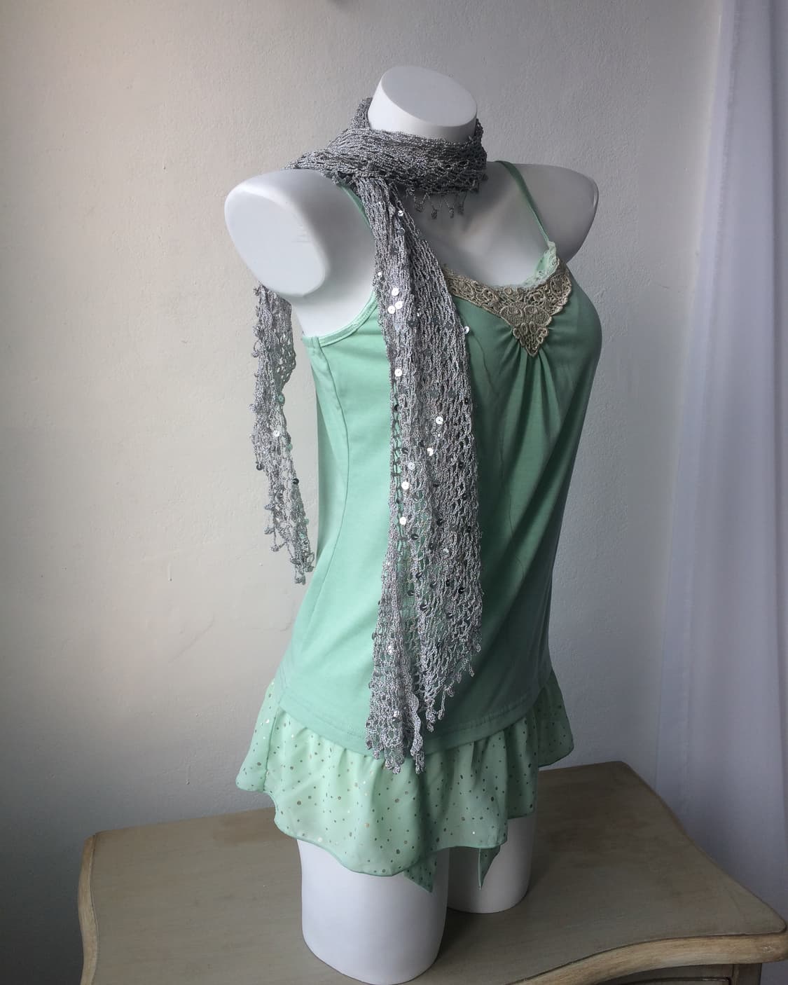 beads point net scarf 상품이미지1
