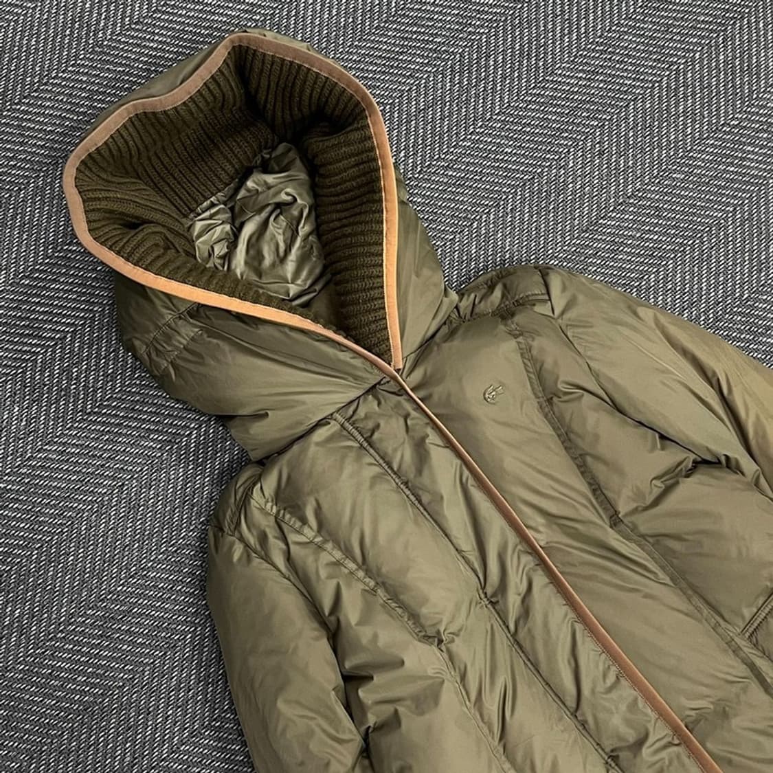 라코스테 니트후드 덕다운 패딩 v1090 상품이미지4