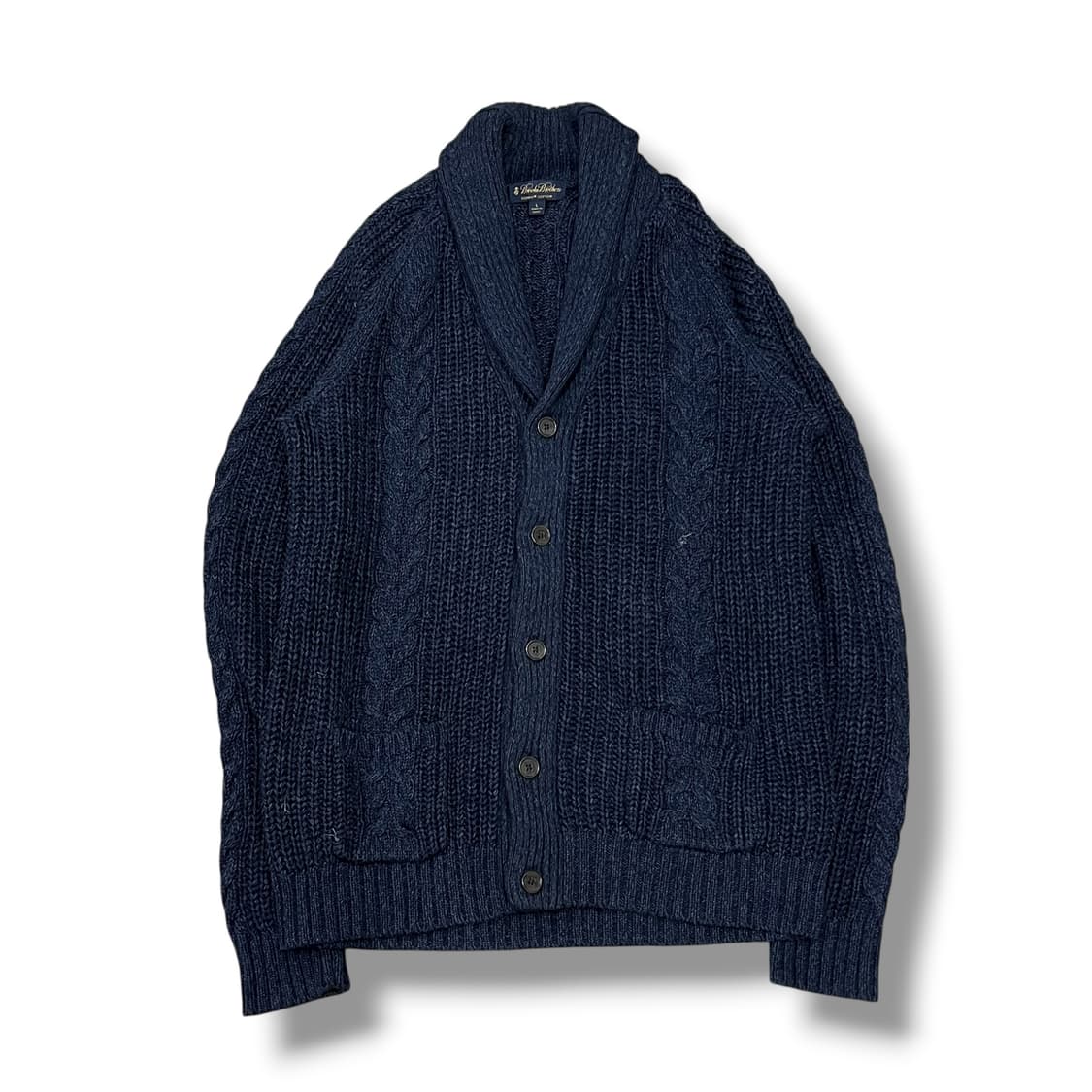 브룩스브라더스 숄카라 꽈배기 가디건 s08544 상품이미지2