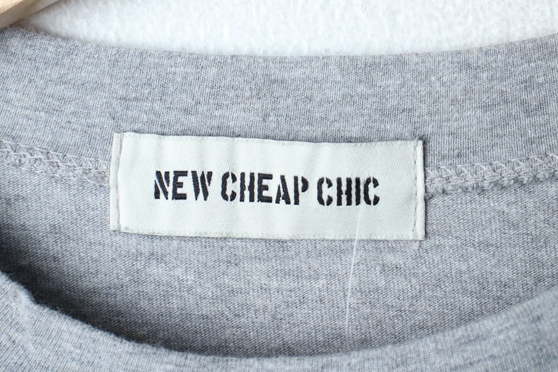 (L-XL) 뉴치프시크 긴팔티셔츠 그레이 무지 올드스쿨-H32279 상품이미지5