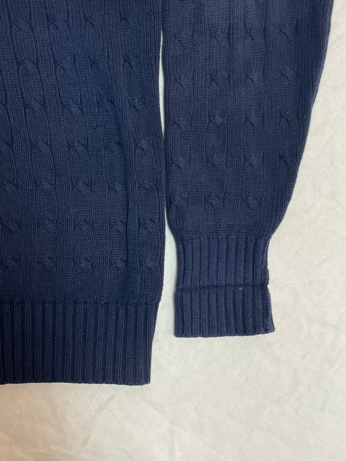 폴로 카라 케이블 니트  상품이미지3