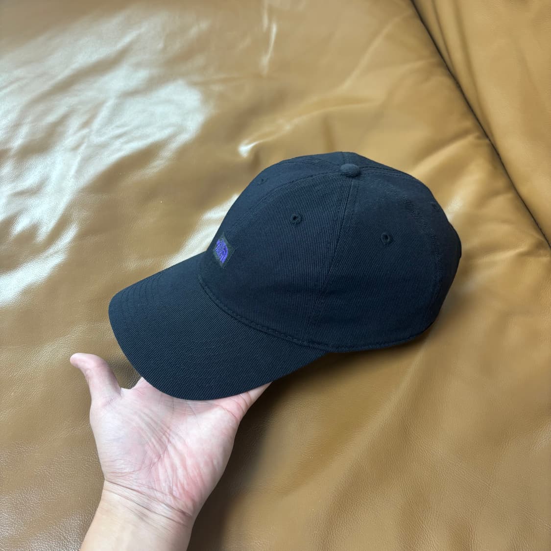 나나미카 노스페이스 퍼플라벨 네이비 블랙 6패널 볼캡 모자 상품이미지4