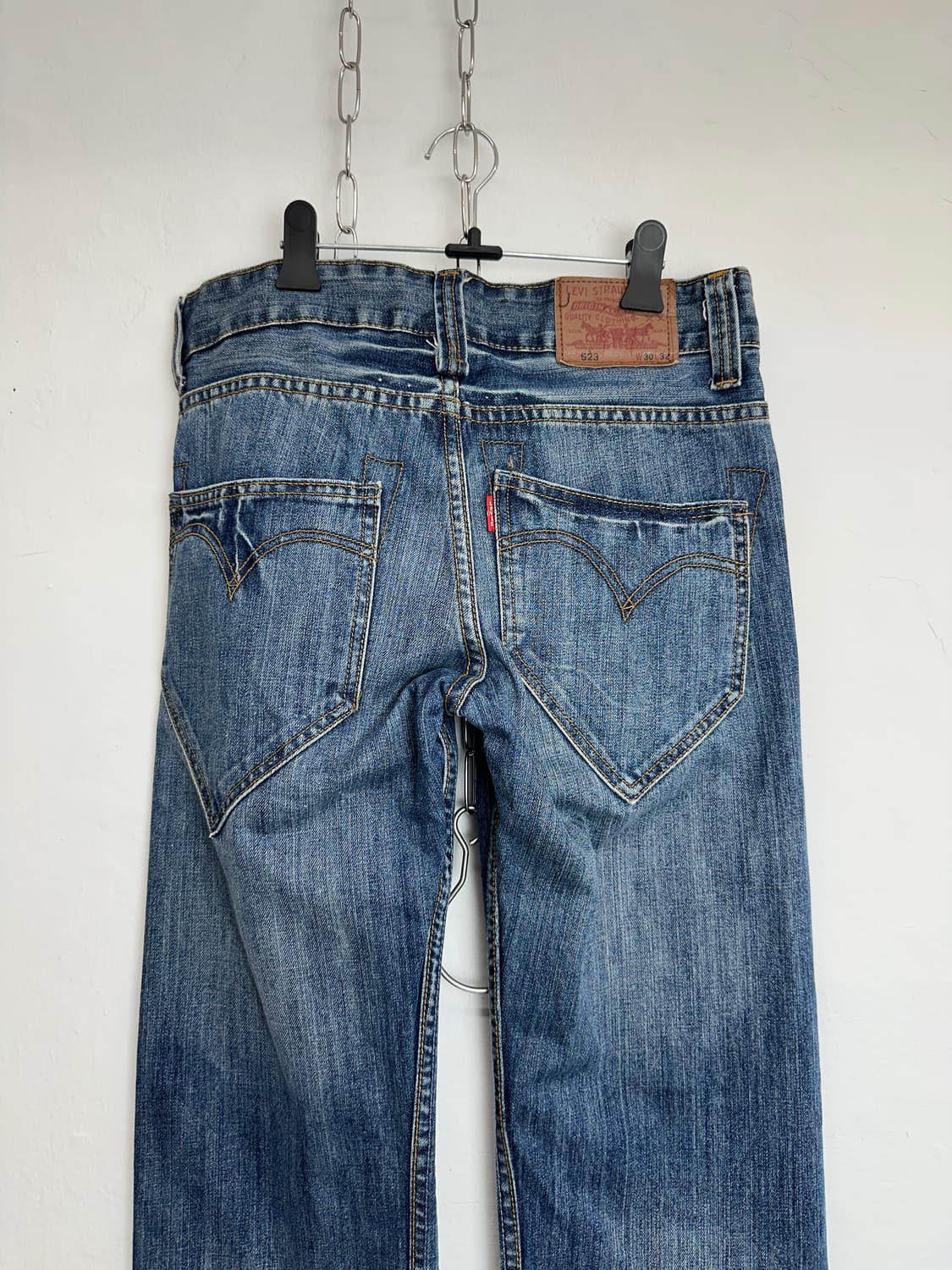 Levi’s 2000s 523 Vintage Wash Denim Pant 상품이미지8