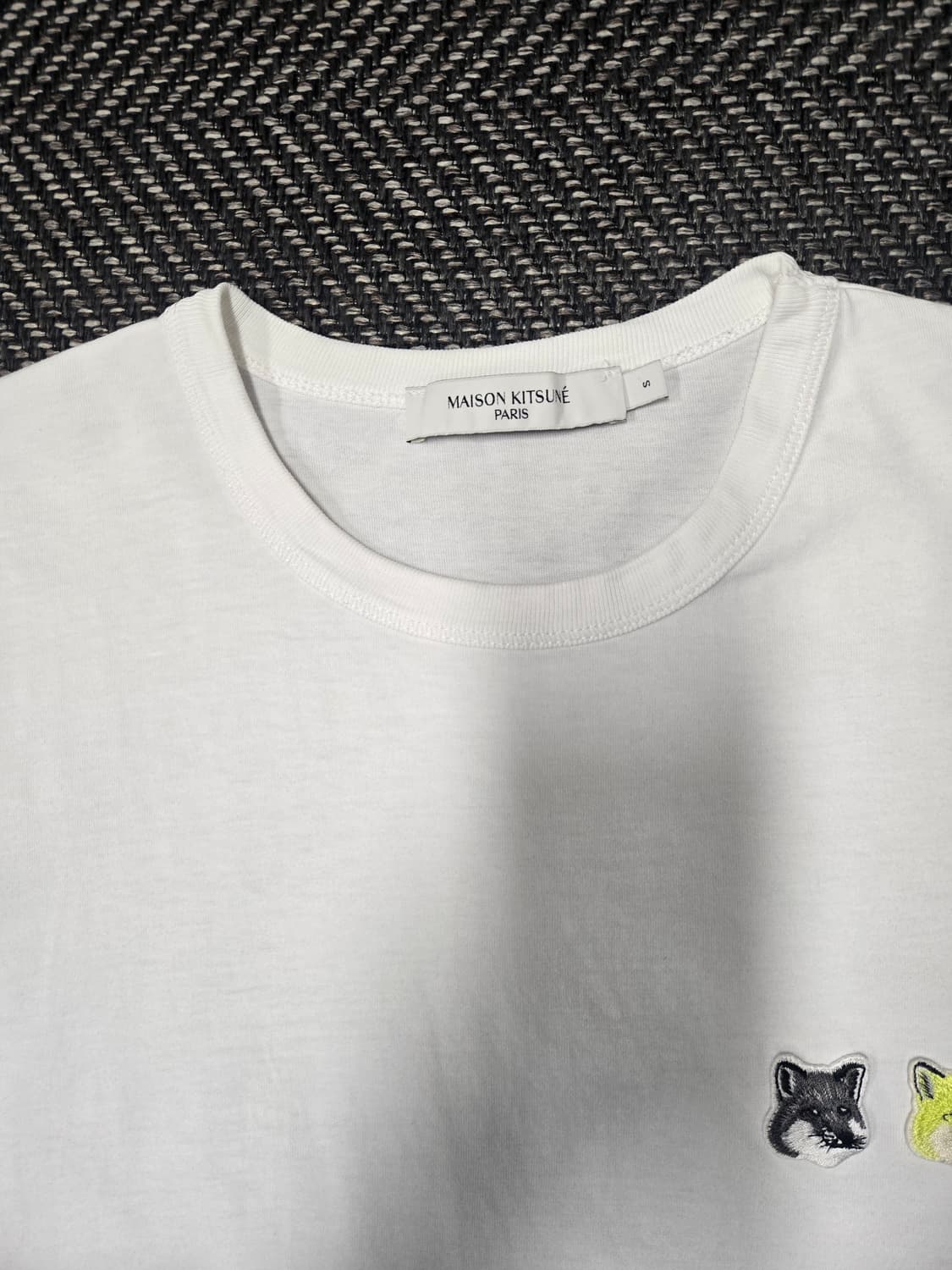 메종키츠네 공용 더블 폭스 반팔 티셔츠 S 상품이미지3