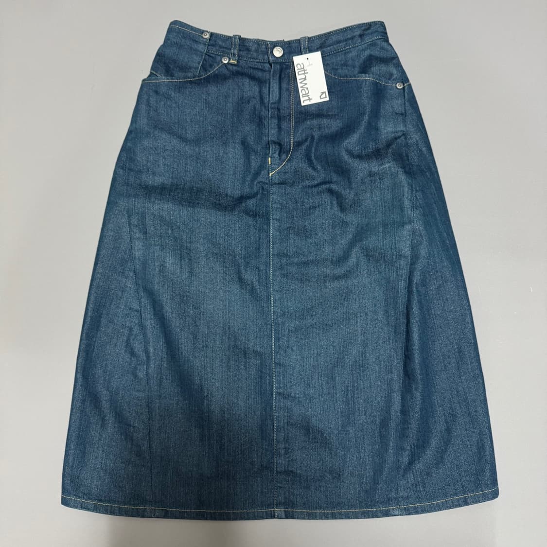 리바이스 엔지니어드 진(Levi's) 라이트블루 워시드 데님 스커트 상품이미지9