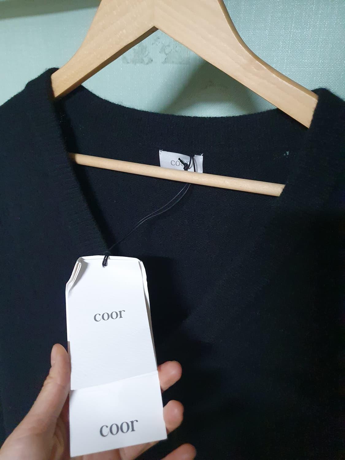 새상품 쿠어 가디건 m 상품이미지3