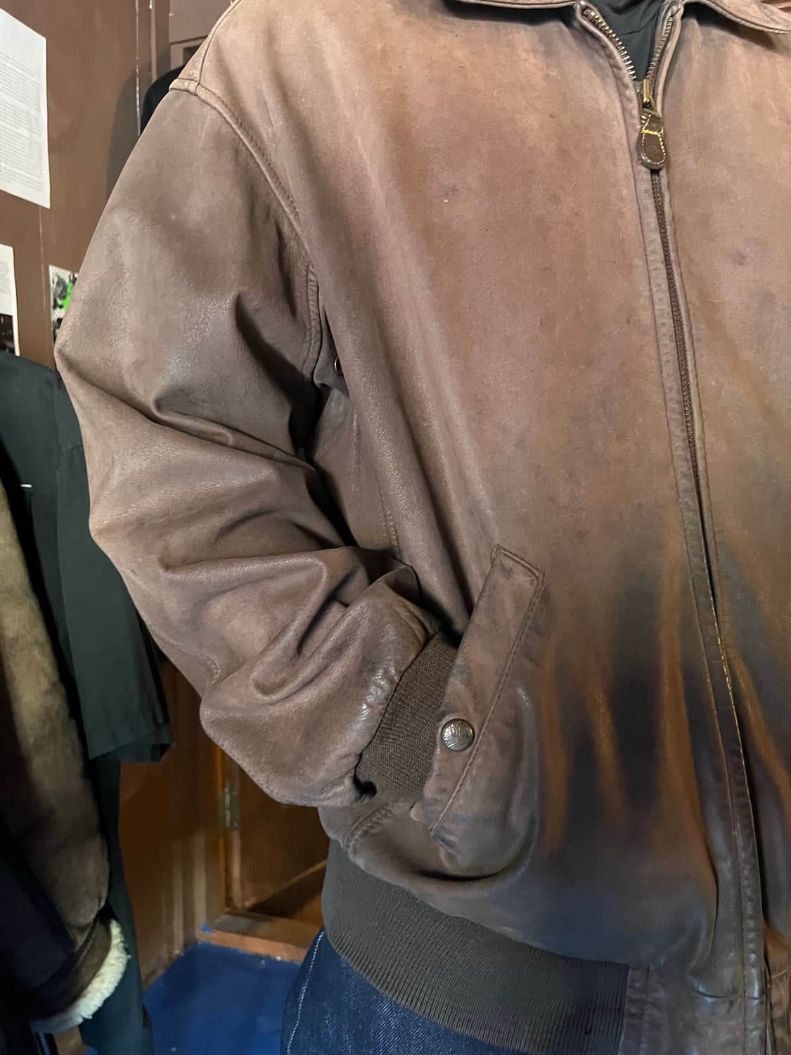 TIMBERLAND WATERPROOF LEATHER JACKET 상품이미지4