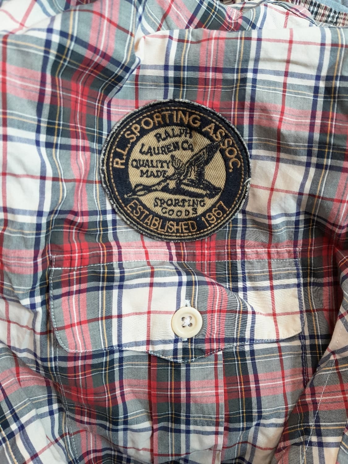 폴로랄프로렌 체크남방 상품이미지3