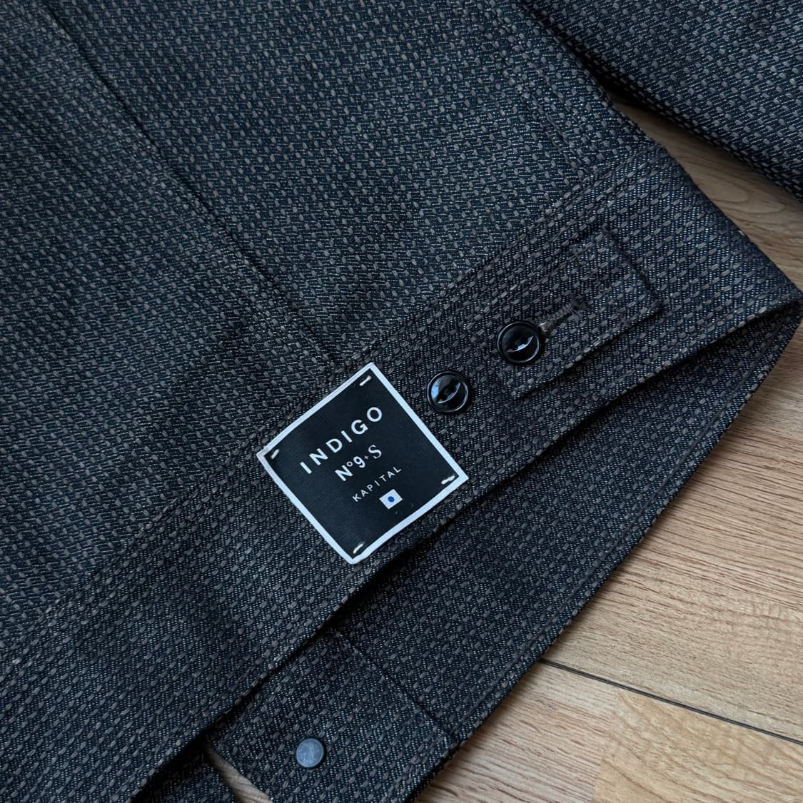 캐피탈 사시코 센츄리 데님 자켓 42 블랙 상품이미지6