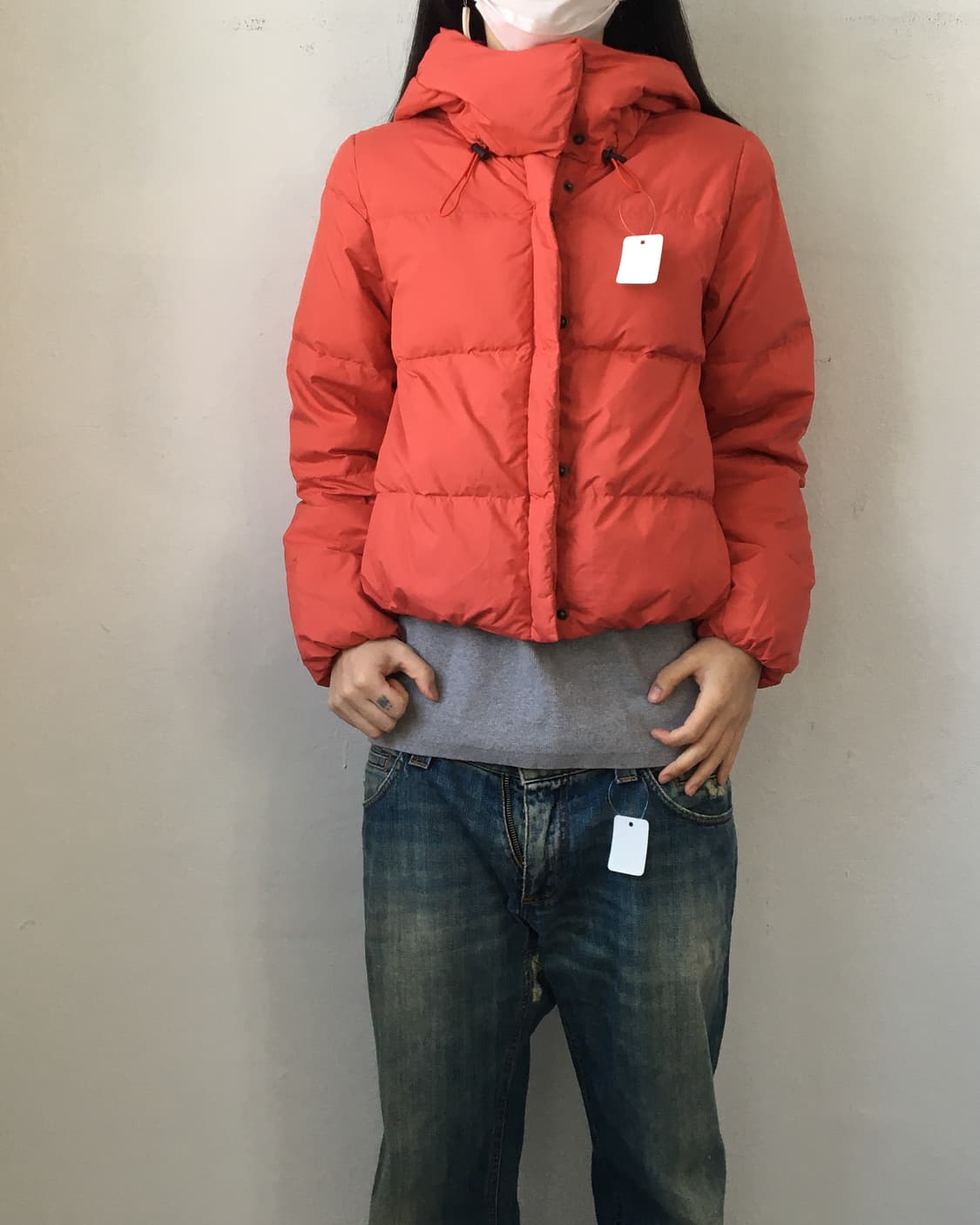 Padded high neck jacket 상품이미지6