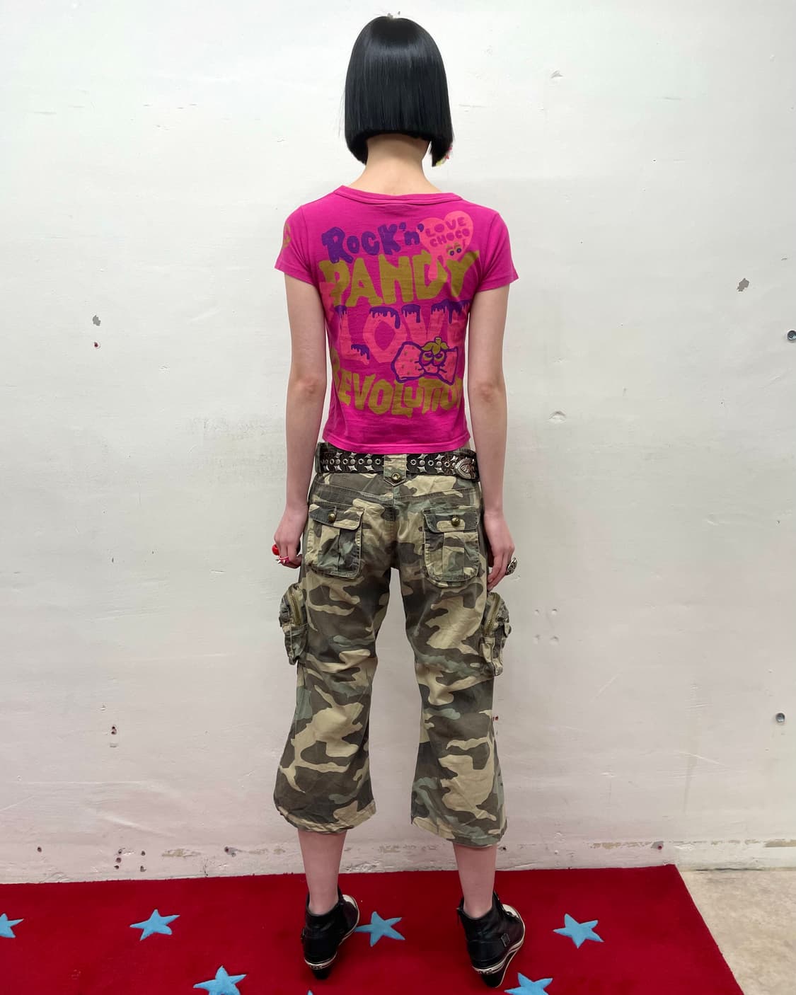 Love Strawberry Panda Pink T-shirt  상품이미지5