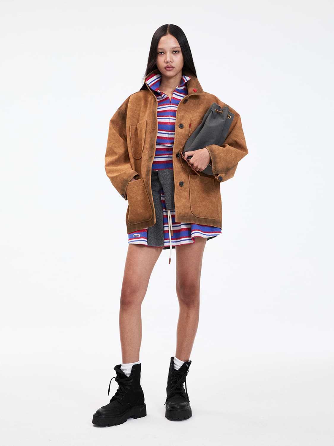 MMM JEANS 스웨이드 자켓 상품이미지2