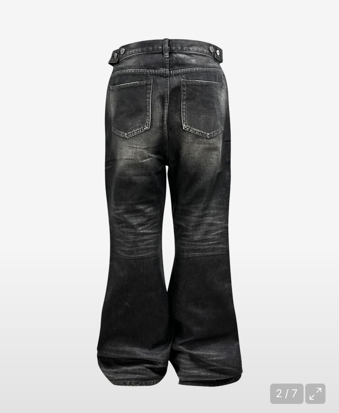 포스 센스티브 데님 플레어진 상품이미지2