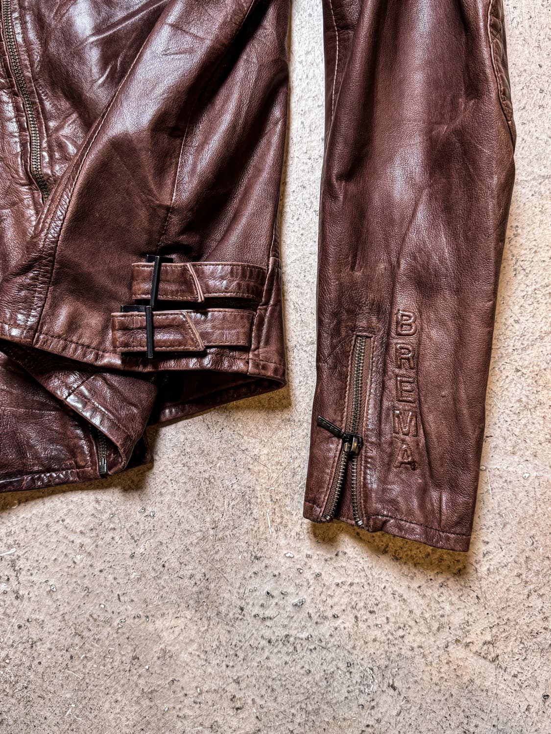 BREMA – Quilted Leather Racing Jacket 상품이미지5