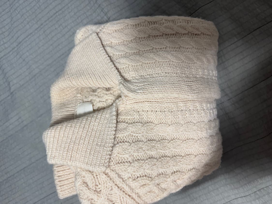 리본빛 루카 스코틀랜드 울 가디건 상품이미지6